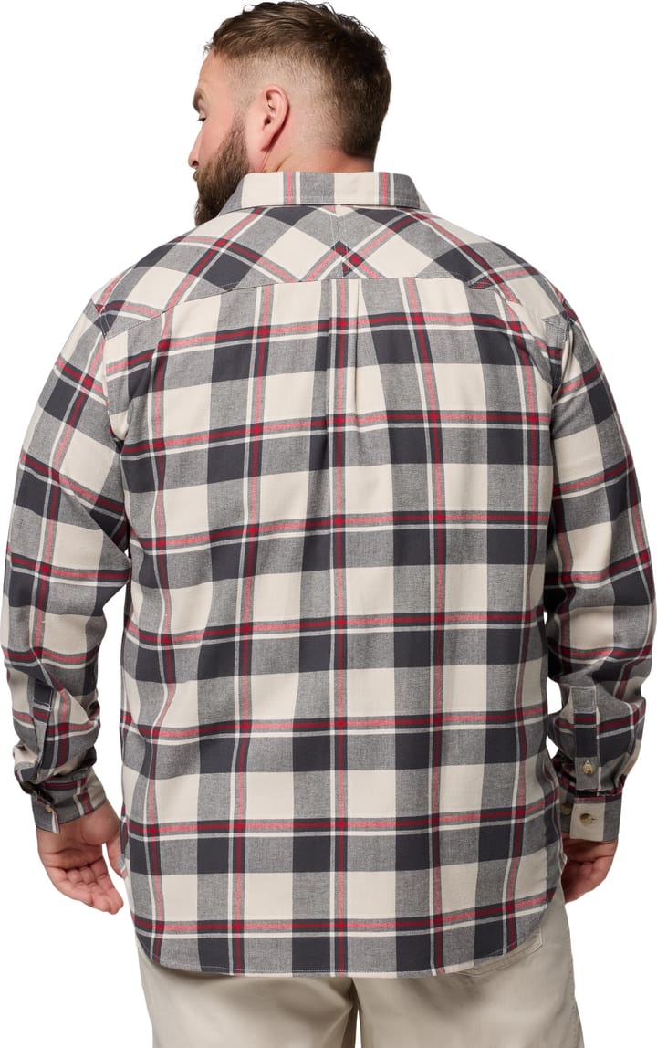 Columbia Men's Flare Gun Stretch Flannel Dark Stone Trails Edge Plaid Columbia