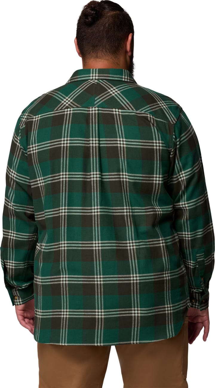 Columbia Men's Flare Gun Stretch Flannel Rain Forest Trails Edge Plaid Columbia