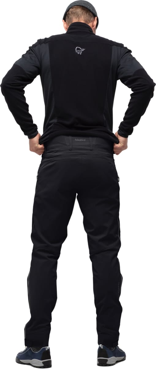 Norrøna Falketind Flex1 Heavy Duty Pants M's Caviar/Zip Grey Norrøna