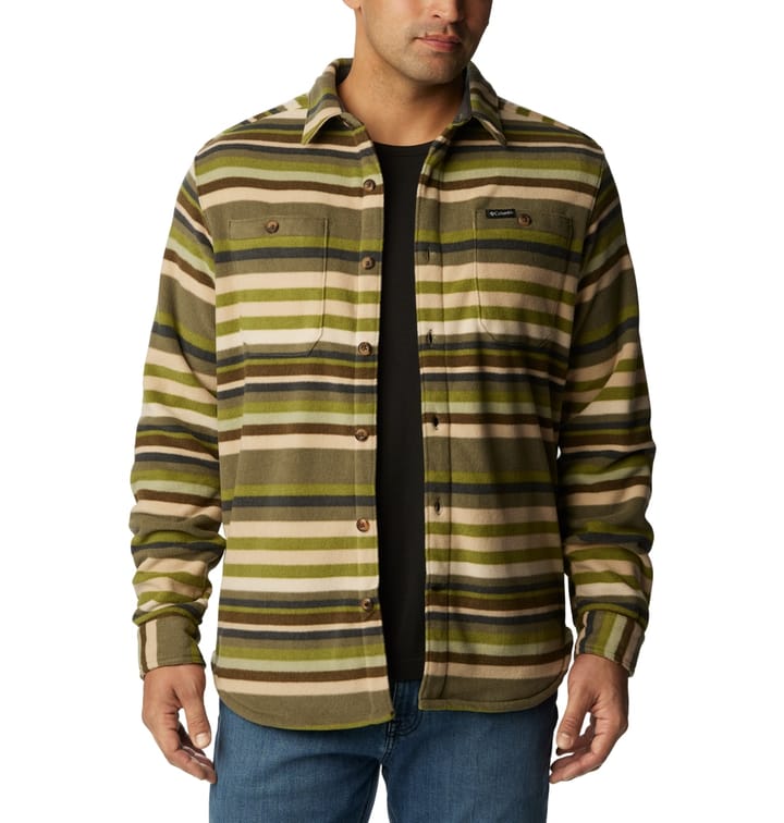 Columbia Flare Gun Fleece Over Shirt Stone Green Columbia Columbia Flare Gun Fleece Over Shirt Stone Green Columbia