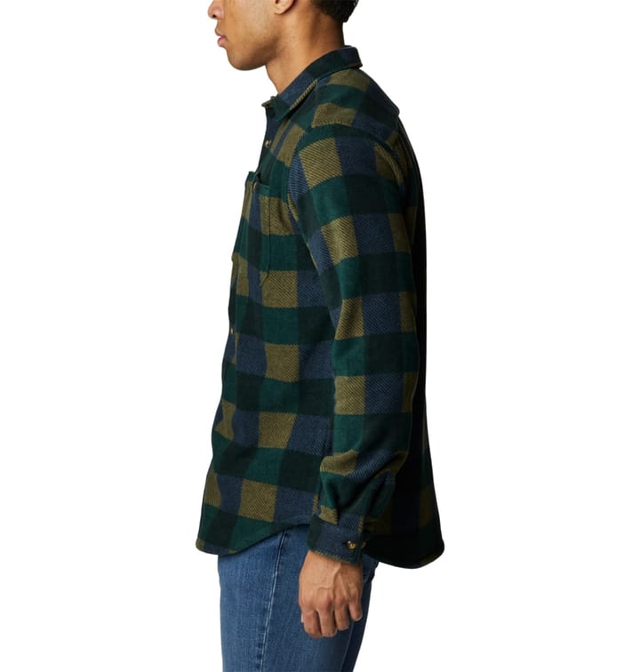 Columbia Men's Flare Gun™ Fleece Over Shirt Green Columbia Columbia Men's Flare Gun™ Fleece Over Shirt Green Columbia