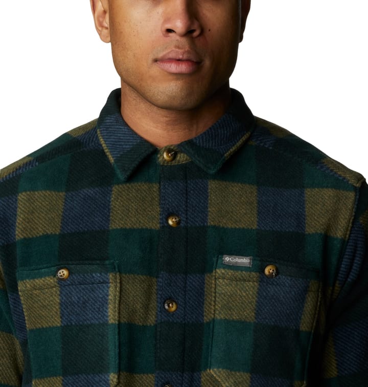 Columbia Men's Flare Gun™ Fleece Over Shirt Green Columbia Columbia Men's Flare Gun™ Fleece Over Shirt Green Columbia