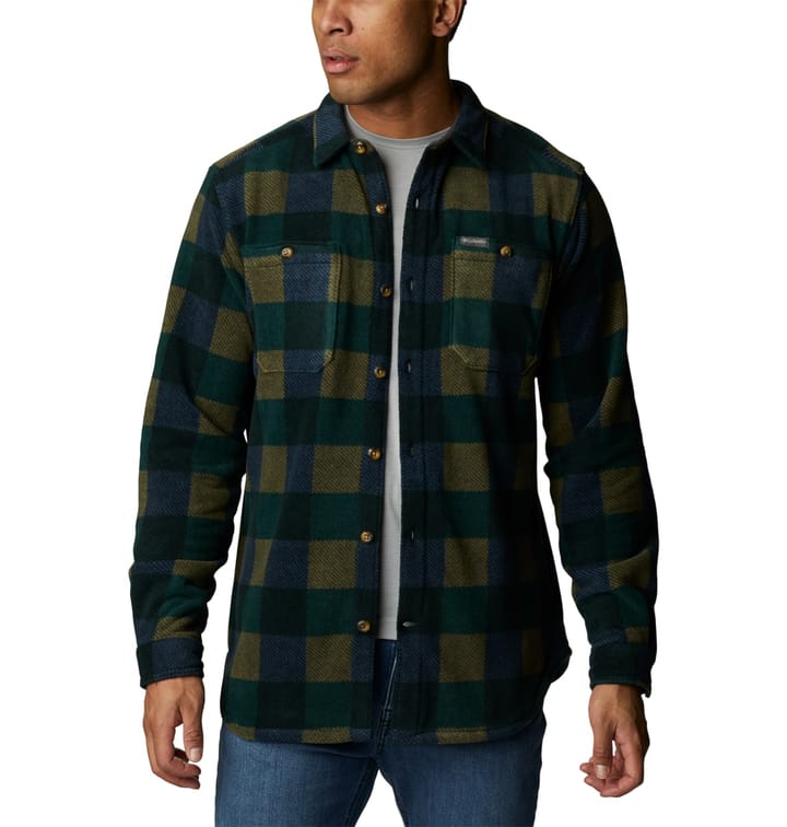 Columbia Men's Flare Gun™ Fleece Over Shirt Green Columbia Columbia Men's Flare Gun™ Fleece Over Shirt Green Columbia