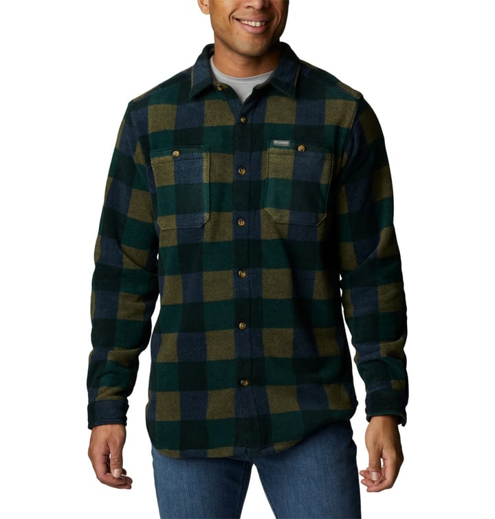 Columbia Men's Flare Gun™ Fleece Over Shirt Green Columbia Columbia Men's Flare Gun™ Fleece Over Shirt Green Columbia