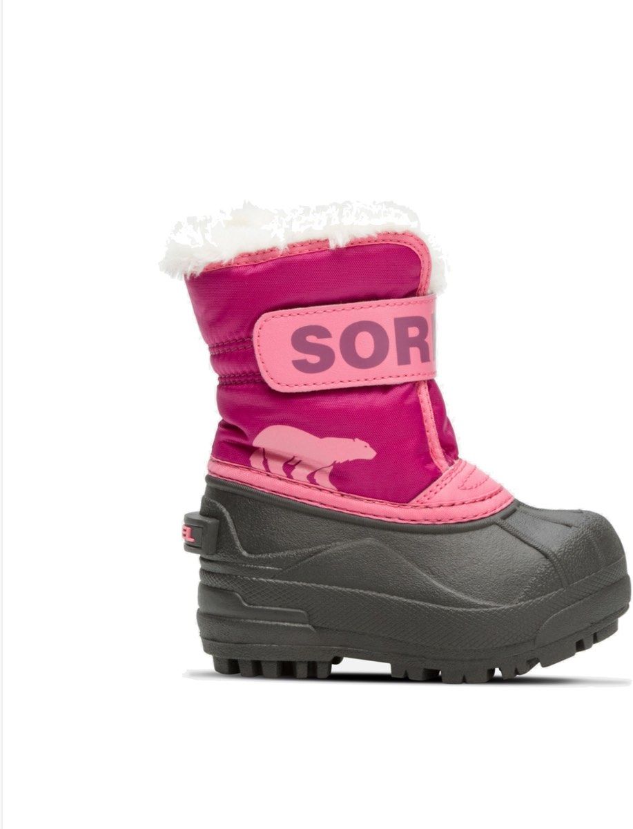 Sorel Kids' Toddler Snow Commander Tropic Pink, Deep Blush