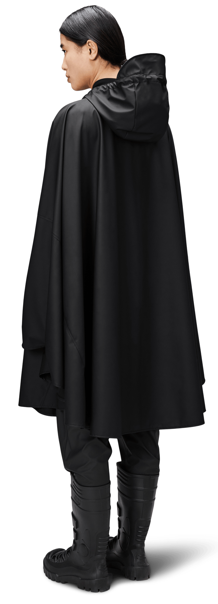 Rains Women's Cape W3 Black Grain Rains