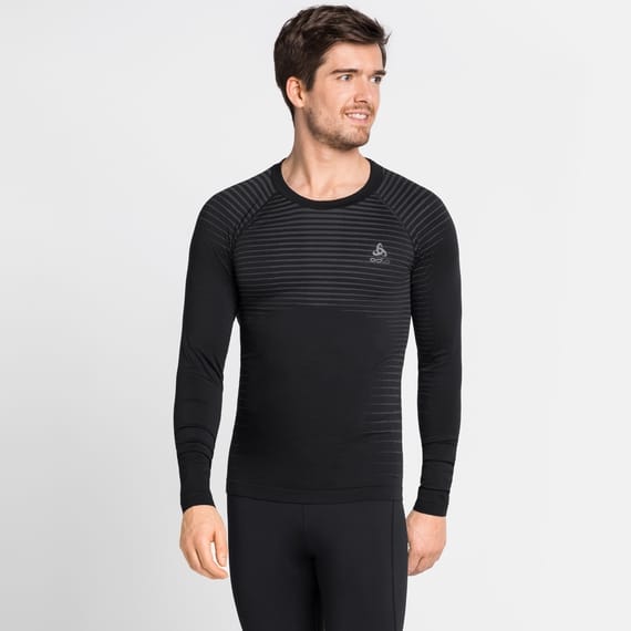 Odlo BL TOP Crew neck l/s PERFORMANCE LIGHT black Odlo Odlo BL TOP Crew neck l/s PERFORMANCE LIGHT black Odlo