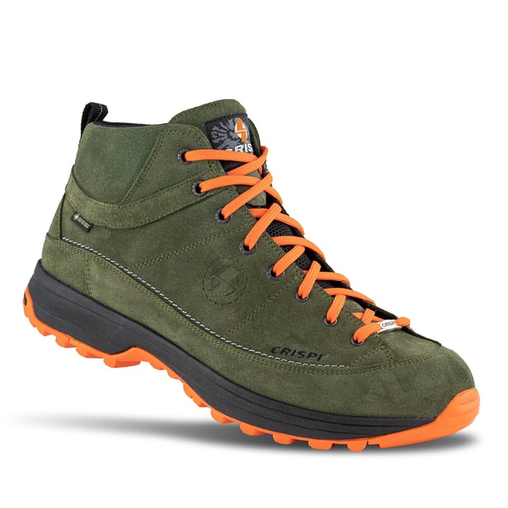 Crispi Hikingstøvel A.Way Mid Suede Gtx Green Orange Crispi