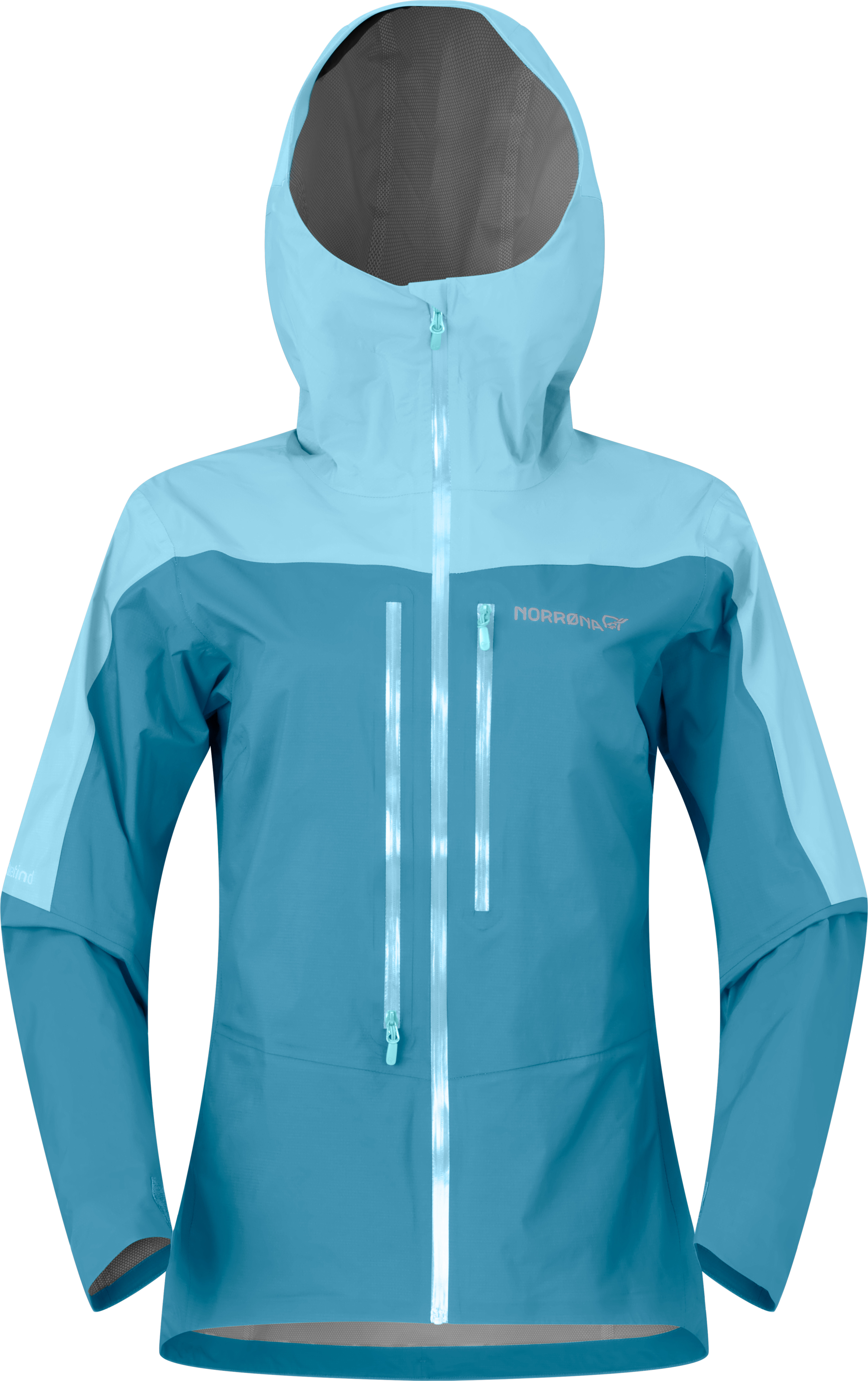 Norrøna Women's Falketind Dri1 Jacket Brittany Blue/aqua Haze Skaljackor S