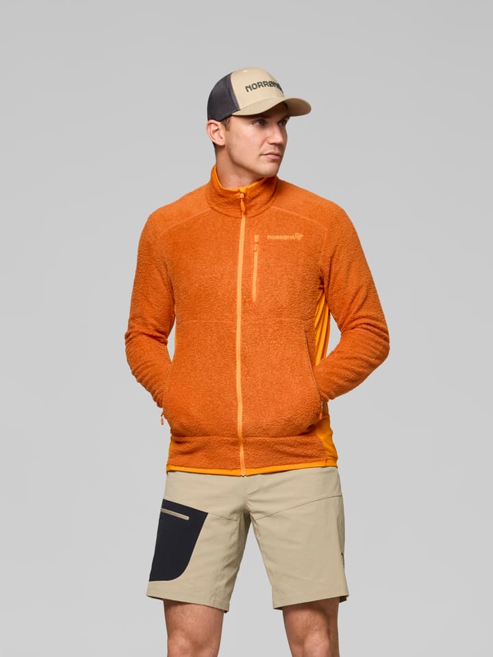 Norrøna Men's Falketind Warm1 Active Jacket Gold Flame/Exuberance Norrøna