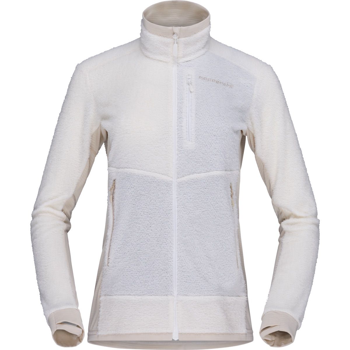 Norrøna Women's Falketind Warm1 Active Jacket Snow White/Oatmeal
