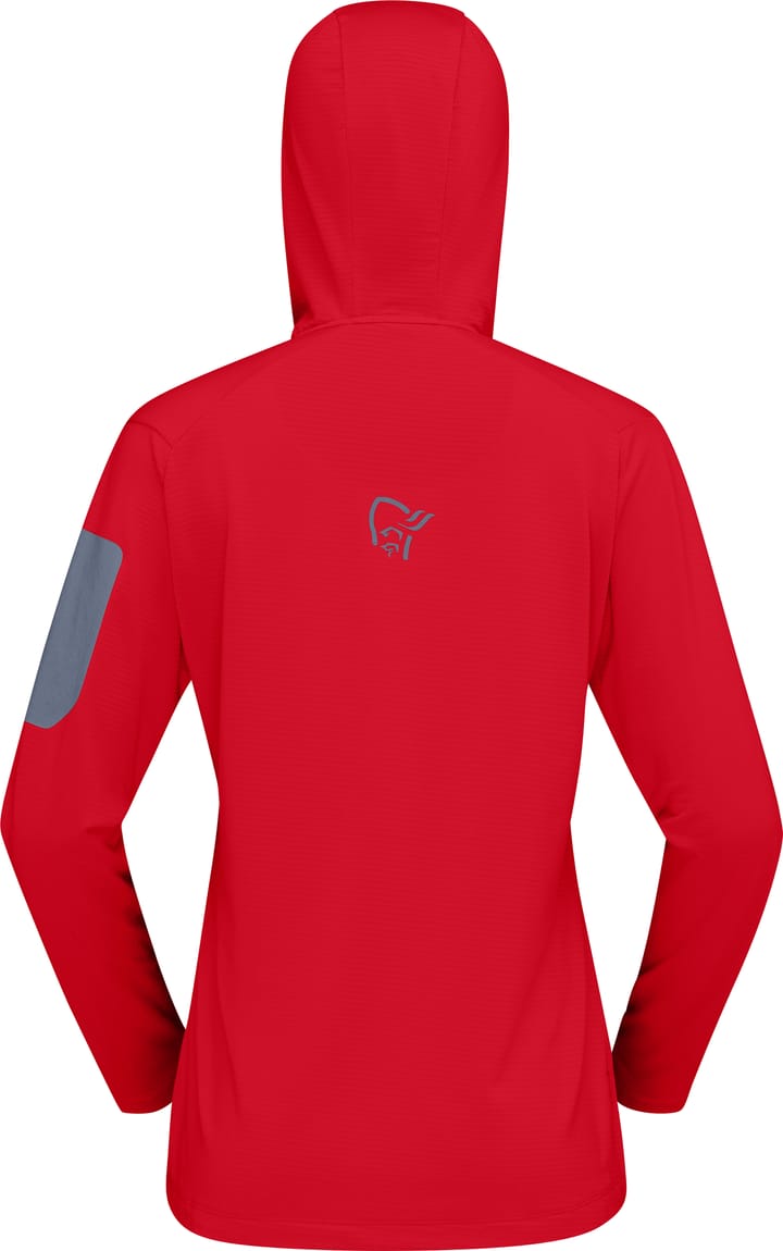 Norrøna Women's Falketind Warm1 Hood Aura Orange/Trooper Norrøna