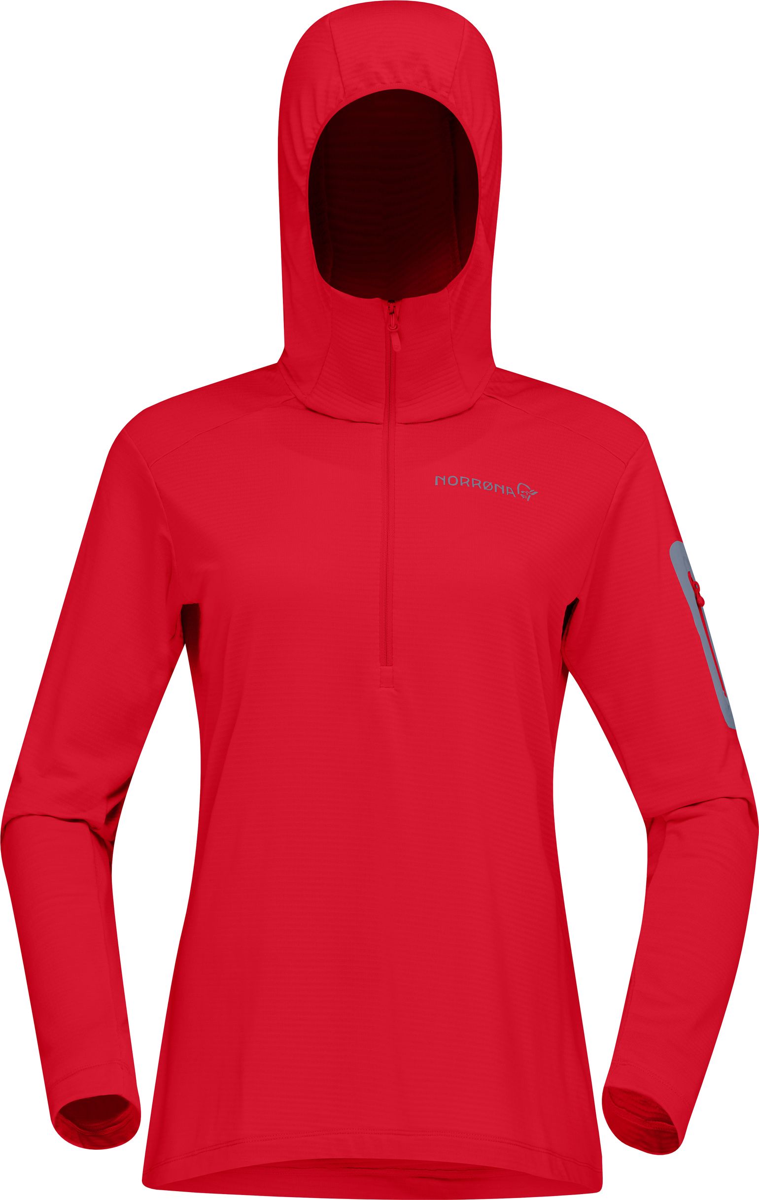 Norrøna Women's Falketind Warm1 Hood Aura Orange/Trooper