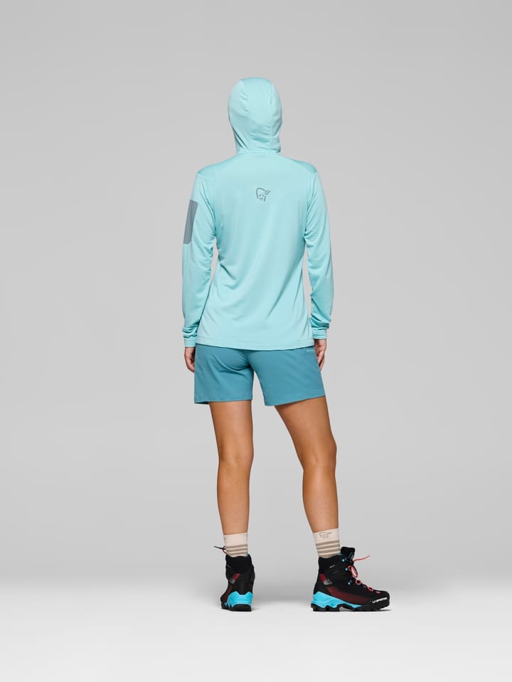 Norrøna Falketind Warm1 Hood W'S Aqua Haze/Trooper Norrøna
