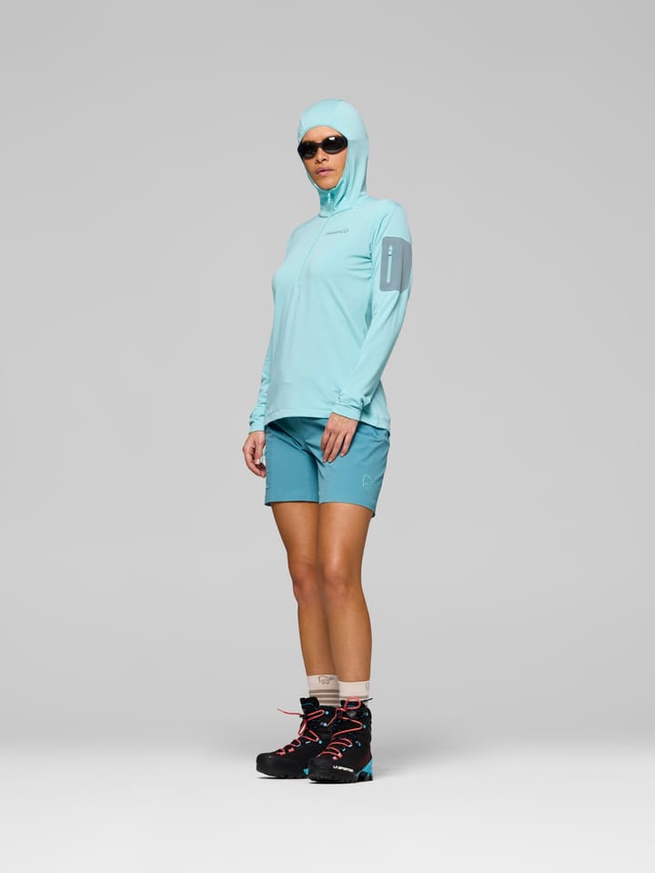 Norrøna Falketind Warm1 Hood W'S Aqua Haze/Trooper Norrøna