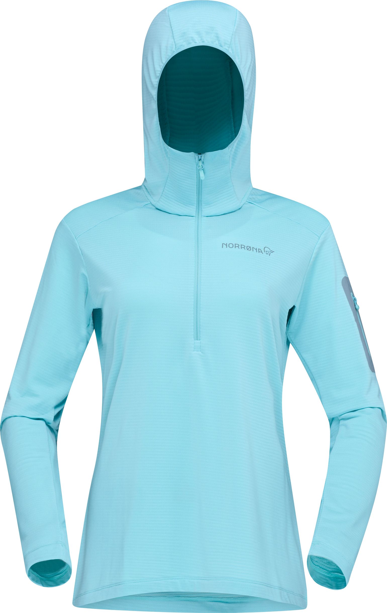 Norrøna Falketind Warm1 Hood W'S Aqua Haze/Trooper