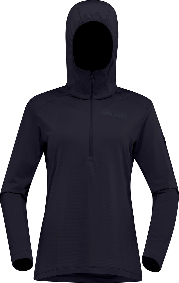 Norrøna Women's Falketind Warm1 Hood Caviar Black Norrøna