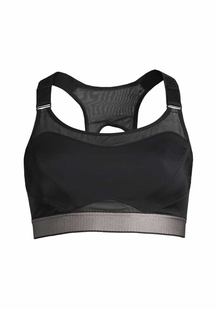 Casall High Control Sports Bra Black/Liquid Metal Casall Casall High Control Sports Bra Black/Liquid Metal Casall