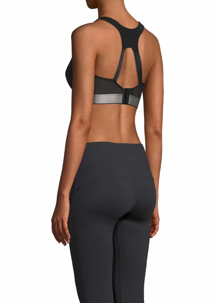 Casall High Control Sports Bra Black/Liquid Metal Casall Casall High Control Sports Bra Black/Liquid Metal Casall