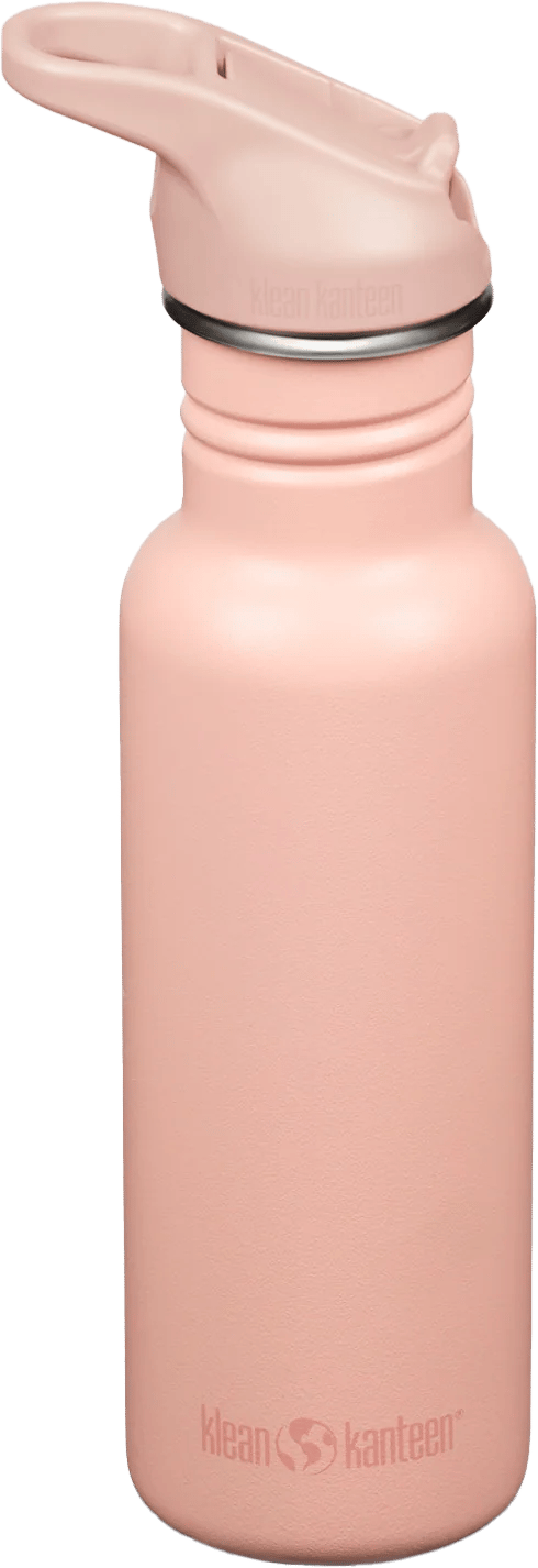 Klean Kanteen Classic Narrow 532 ml (W/ Flip Seal Sport Cap and Straw) Peach Parfait