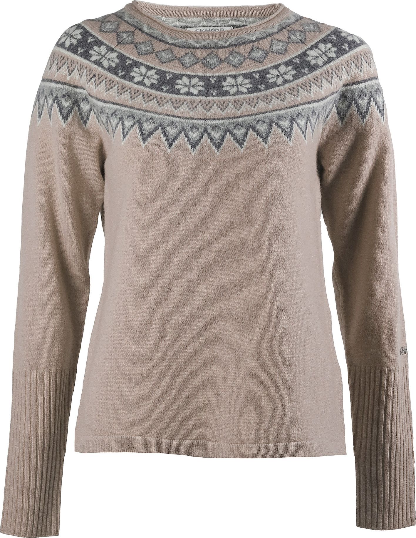 Skhoop Women's Scandinavian Sweater  Walnut