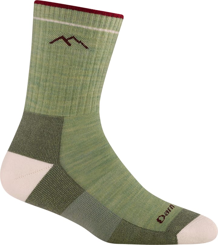 Darn Tough Women's Hiker Micro Crew Midweight Hiking Sock Cushion Mint Darn Tough