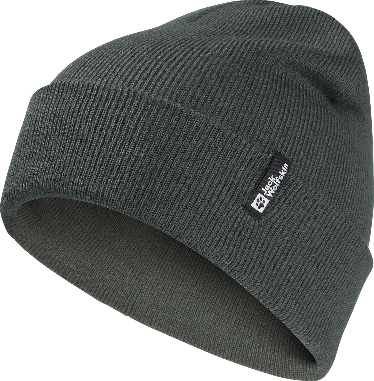 Jack Wolfskin Rib Beanie Slate Green