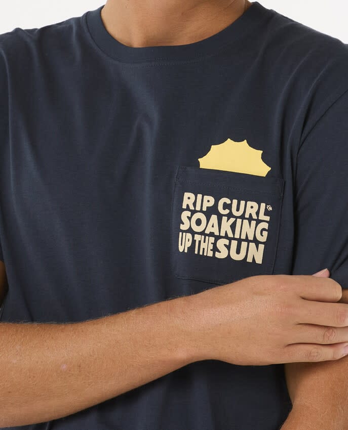 Rip Curl Sun Soaker Pocket Tee Dark Navy Rip Curl