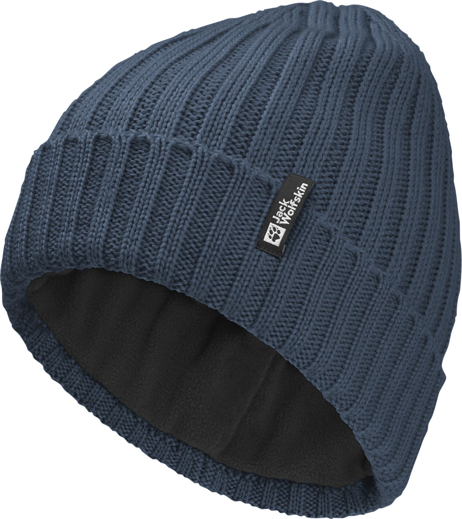 Jack Wolfskin Rib Knit Beanie Midnight Sky