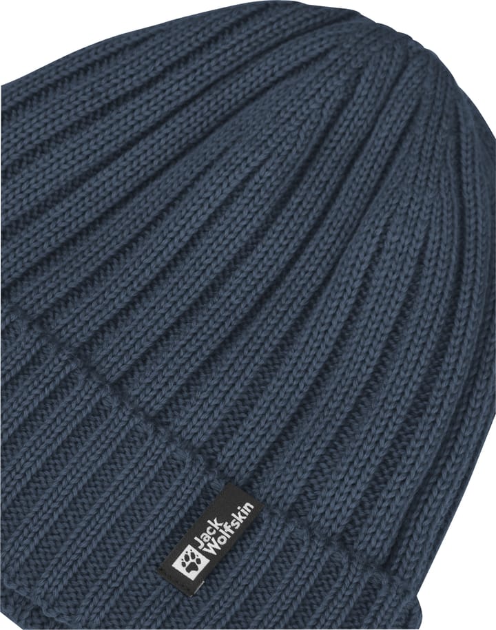 Jack Wolfskin Rib Knit Beanie Midnight Sky Jack Wolfskin