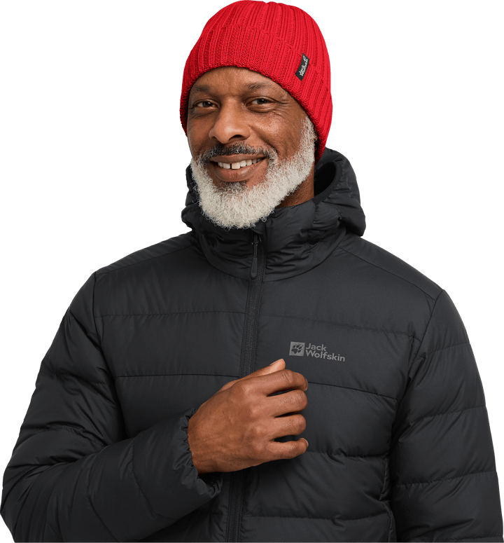 Jack Wolfskin Rib Knit Beanie Siren Red Jack Wolfskin