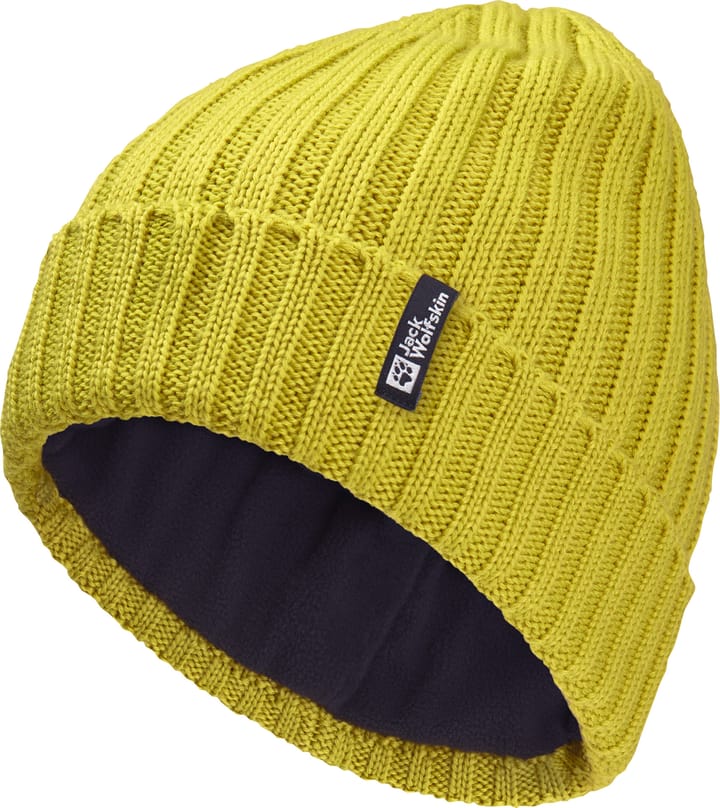 Jack Wolfskin Rib Knit Beanie Chartreuse Jack Wolfskin