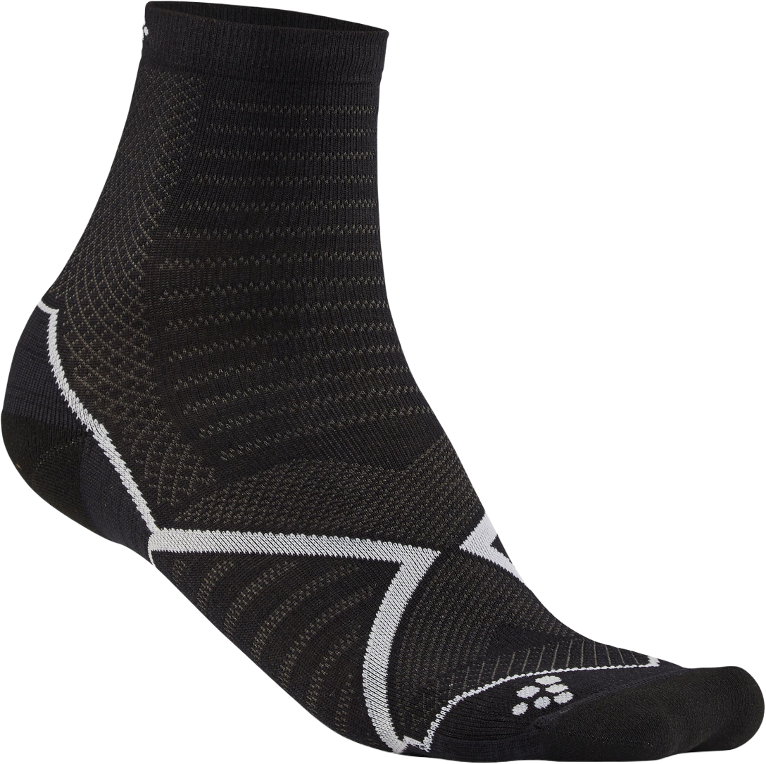 Craft Run Warm Sock Black/White