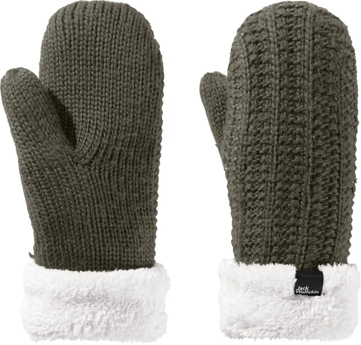 Jack Wolfskin Women's Highloft Knit Mitten Island Moss Jack Wolfskin