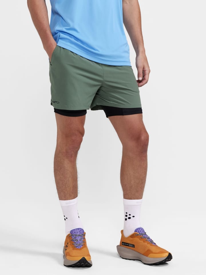 Craft Adv Essence 2-In-1 Stretch Shorts M Moss Craft
