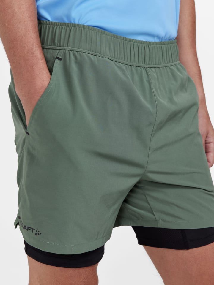 Craft Adv Essence 2-In-1 Stretch Shorts M Moss Craft