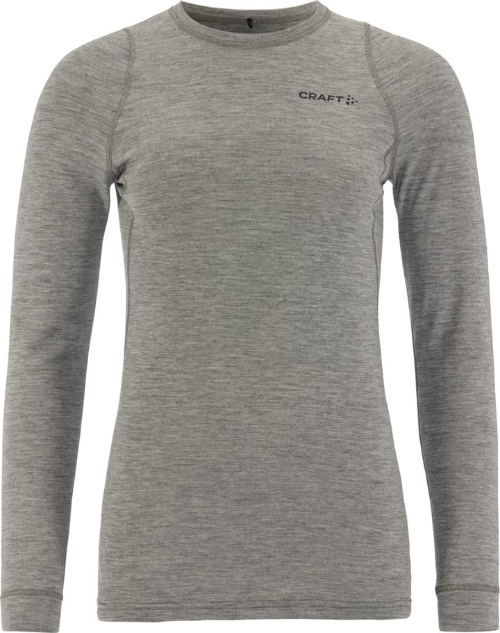 Craft Women's Core Wool Merino Set Dark Grey Melange Craft