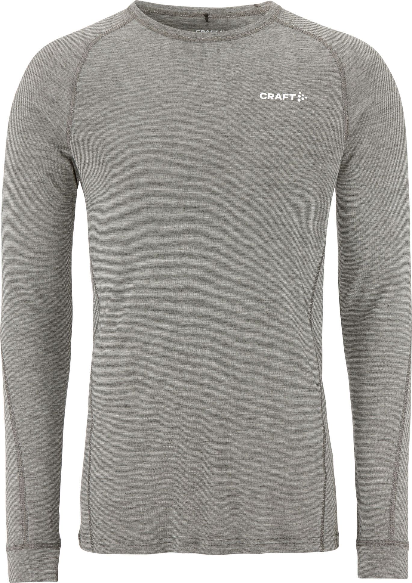 Craft Men's Core Wool Merino Set Dark Grey Melange