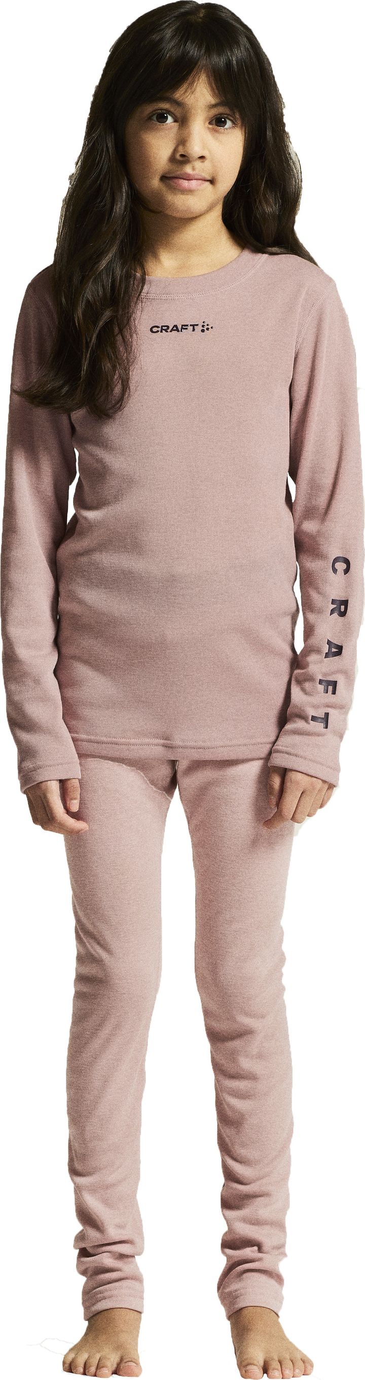 Craft Juniors' Core Warm Baselayer Set Charm/Dark Plum Craft