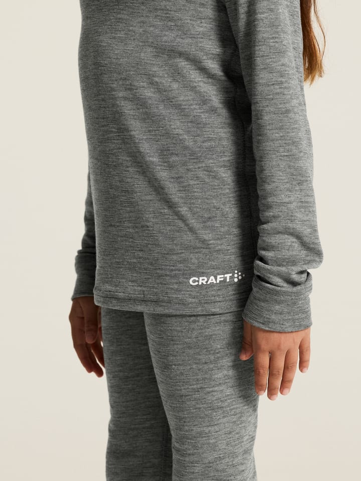 Craft Juniors' Core Wool Merino Set Dk Grey/melange Craft