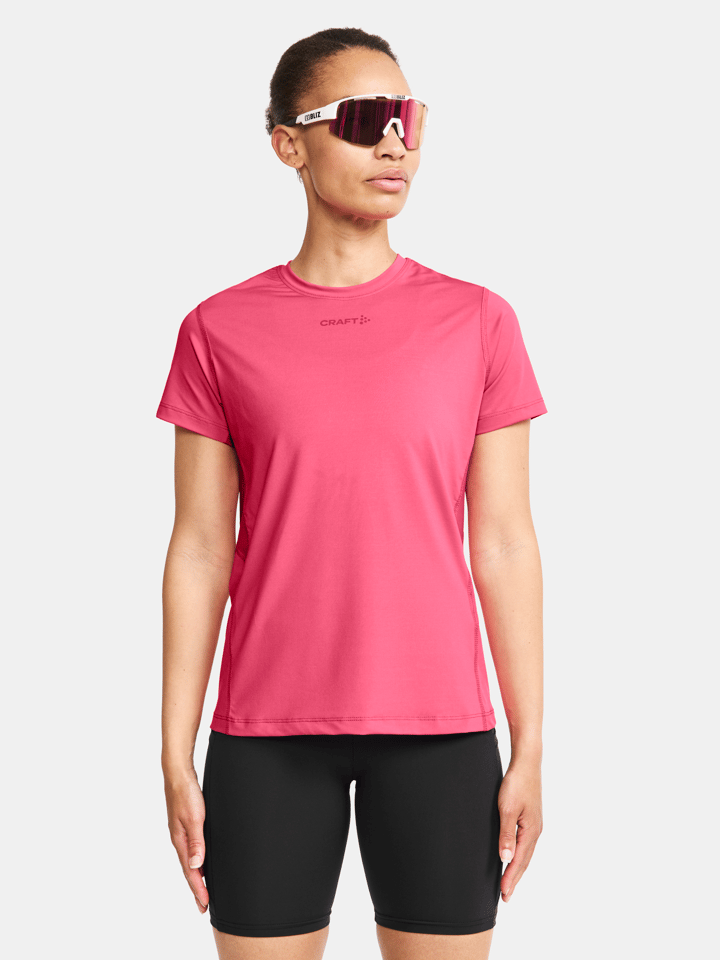 Craft Women's Adv Essence Short Sleeve Tee Fuchsia Craft