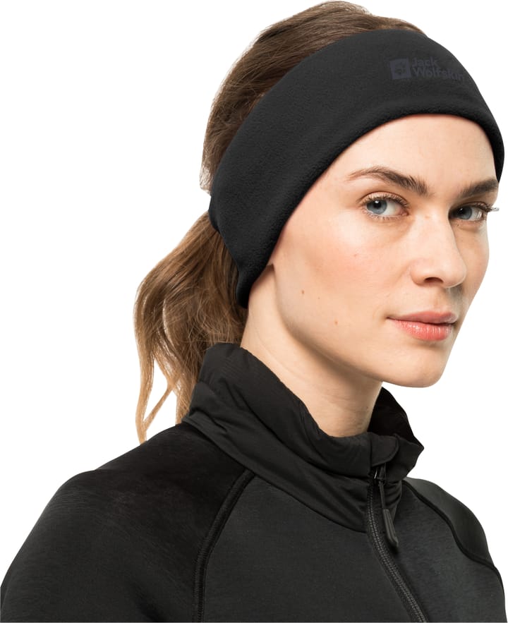 Jack Wolfskin Women's Real Stuff Headband Black Jack Wolfskin Jack Wolfskin Women's Real Stuff Headband Black Jack Wolfskin