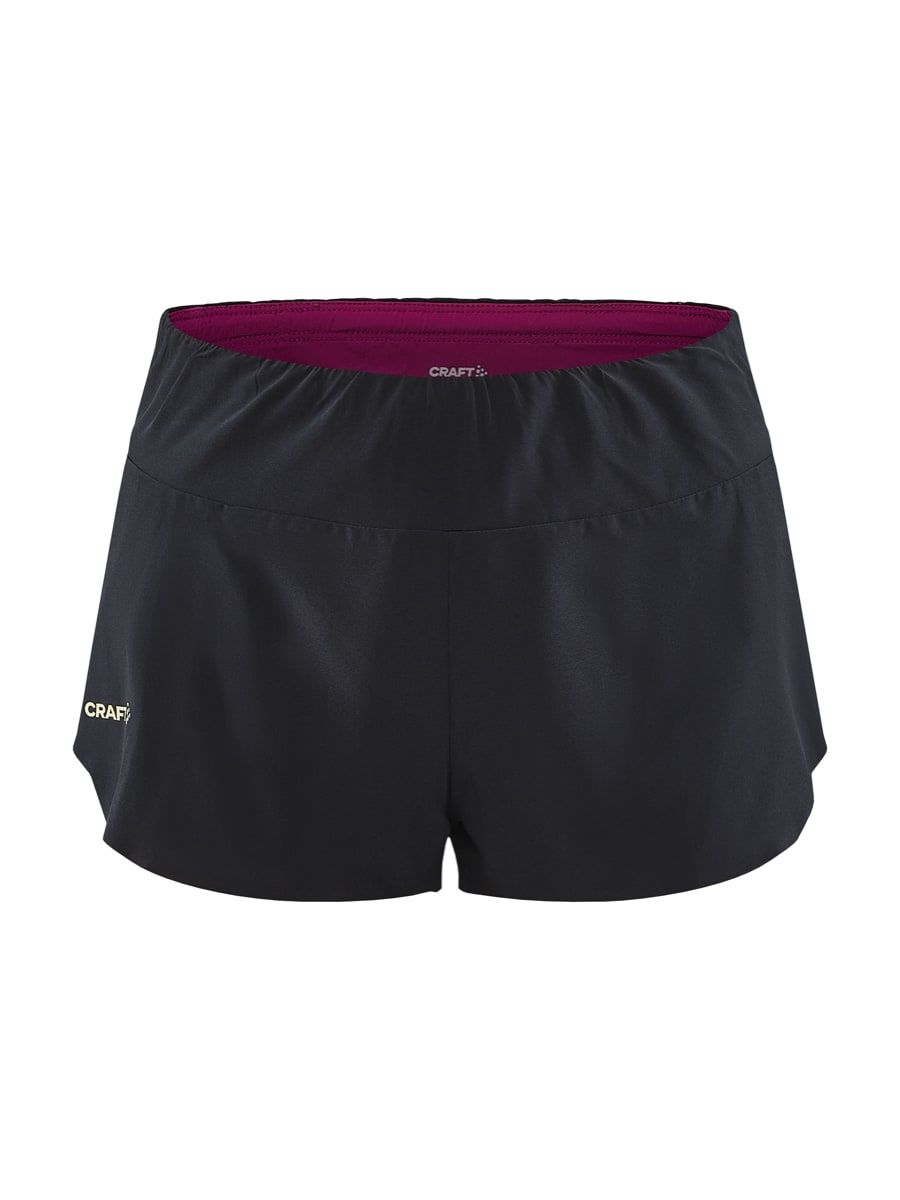 Craft Pro Hypervent Split Shorts W Black-Roxo