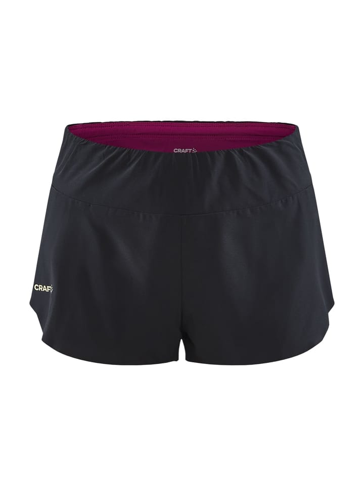Craft Women's Pro Hypervent Split Shorts Black-Roxo Craft Craft Women's Pro Hypervent Split Shorts Black-Roxo Craft