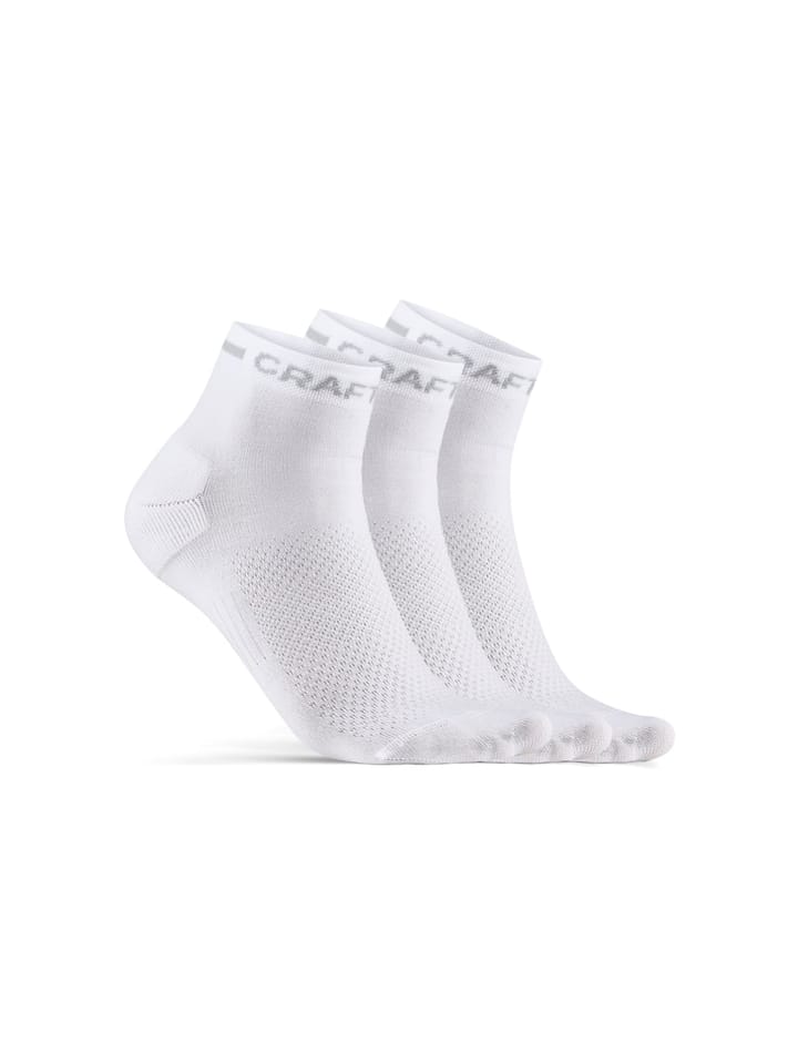 Craft Core Dry Mid Sock 3-pack White Craft