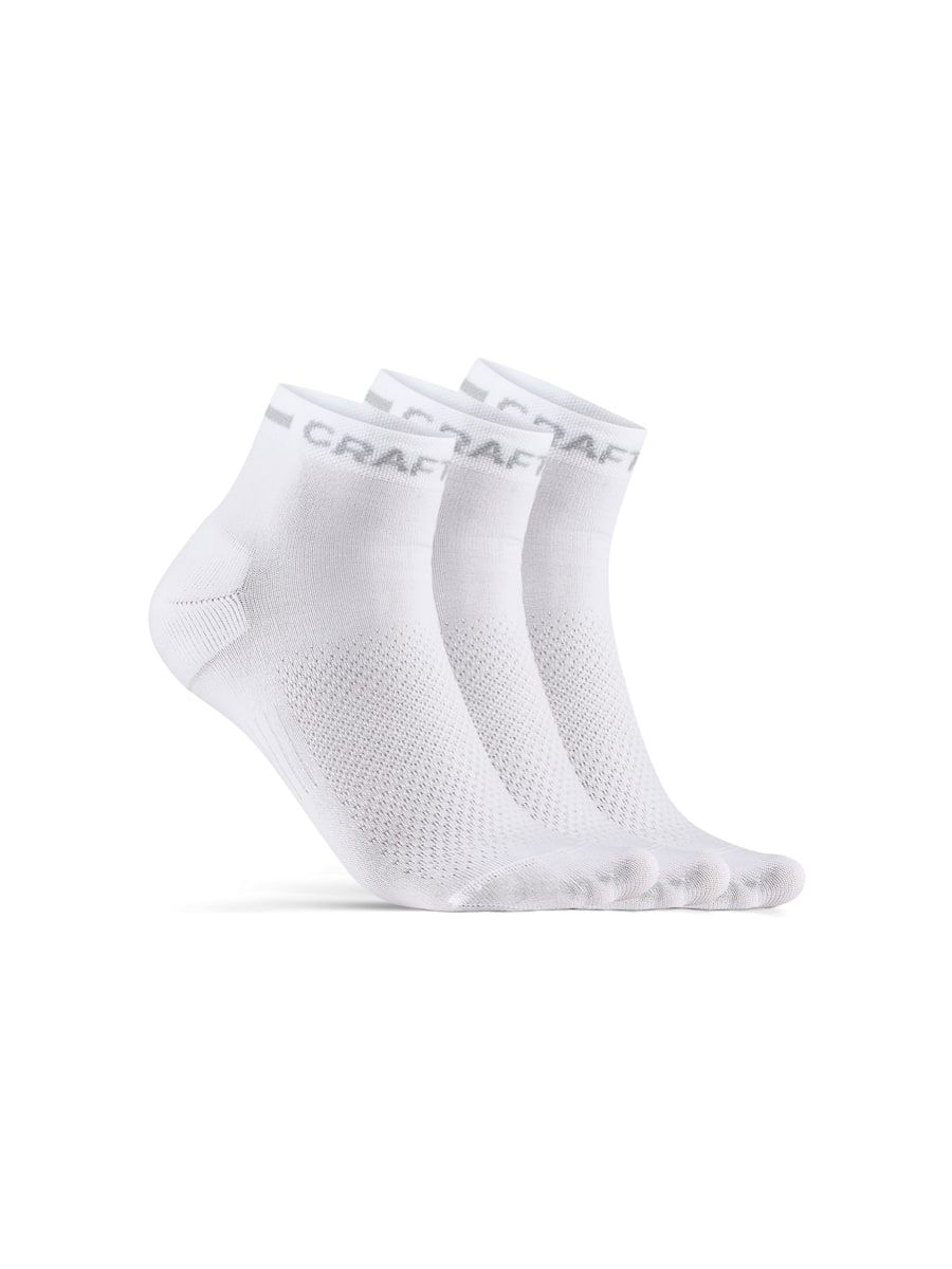 Craft Core Dry Mid Sock 3-Pack White