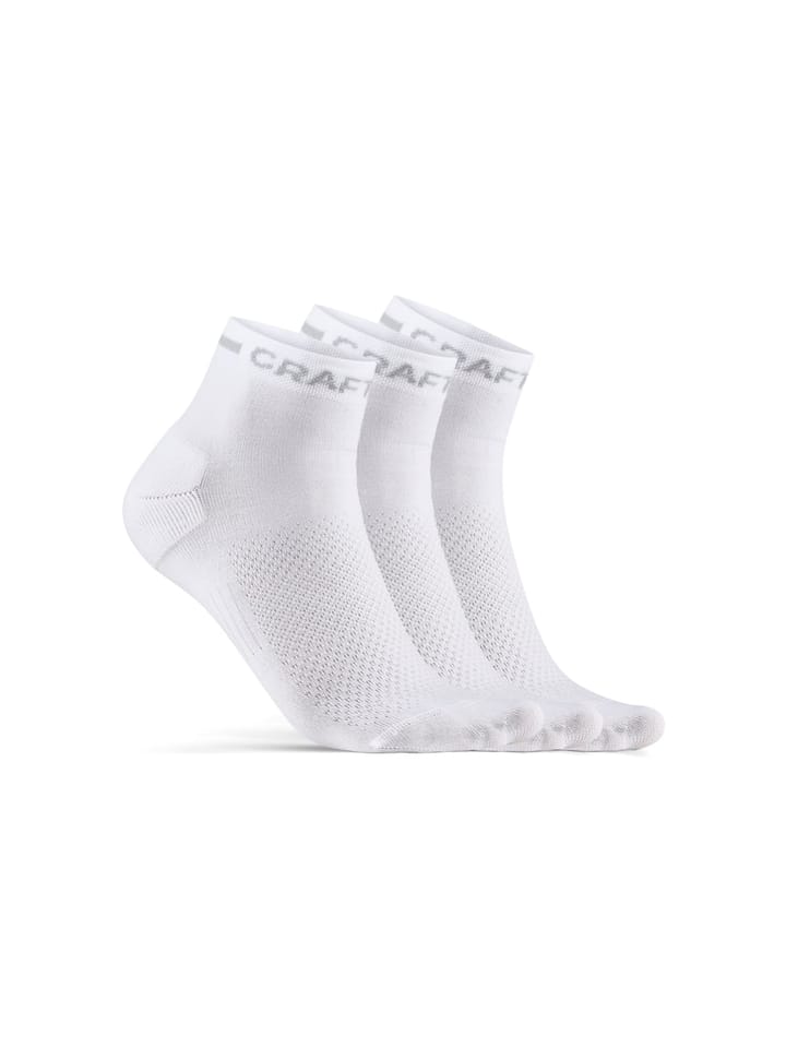 Craft Core Dry Mid Sock 3-Pack White Craft Craft Core Dry Mid Sock 3-Pack White Craft