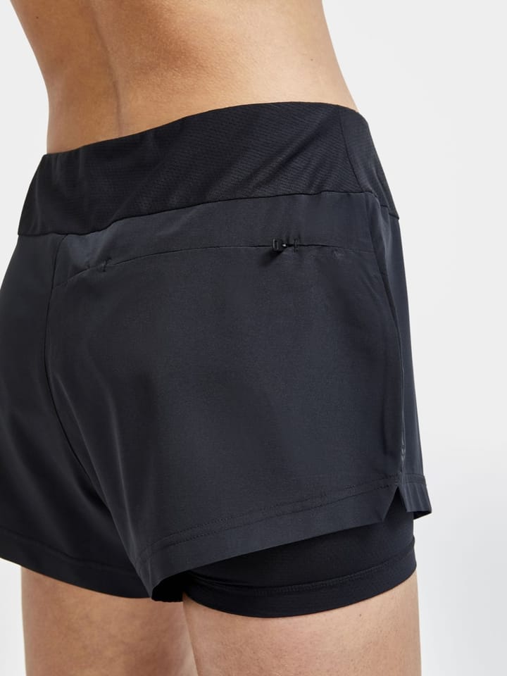 Craft Women's Adv Essence 2-in-1 Shorts Black Craft Craft Women's Adv Essence 2-in-1 Shorts Black Craft