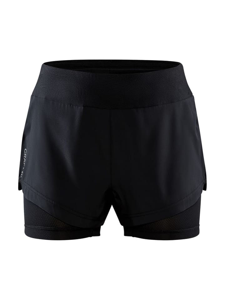 Craft Women's Adv Essence 2-in-1 Shorts Black Craft Craft Women's Adv Essence 2-in-1 Shorts Black Craft