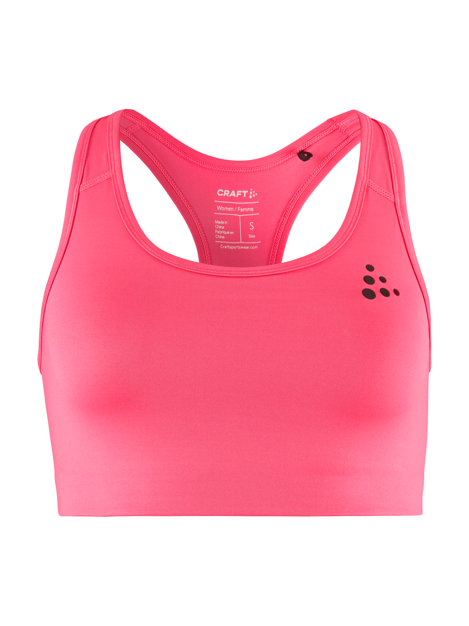 Craft Women's Training Bra Classic Fuchsia